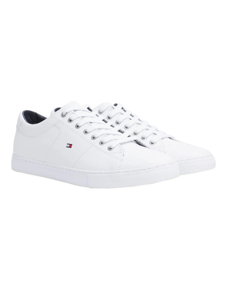 Tommy Hilfiger Essential Leather Sneaker in White