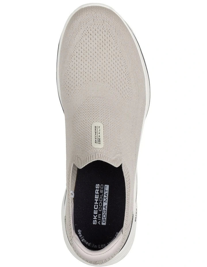 Skechers Go Walk 8 Slip On Sneaker in Taupe