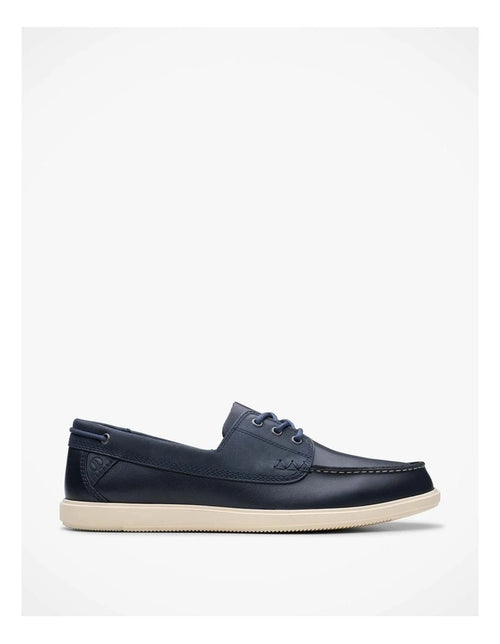 Clarks Bratton Boat Shoes in Navy