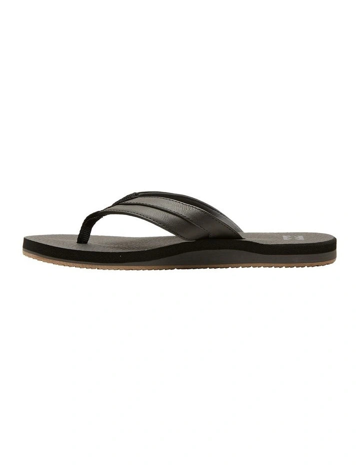 Billabong All Day Impact Cush Thongs in Black