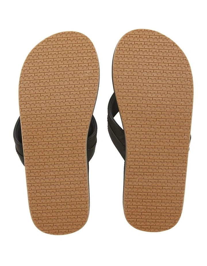 Billabong All Day Impact Cush Thongs in Black