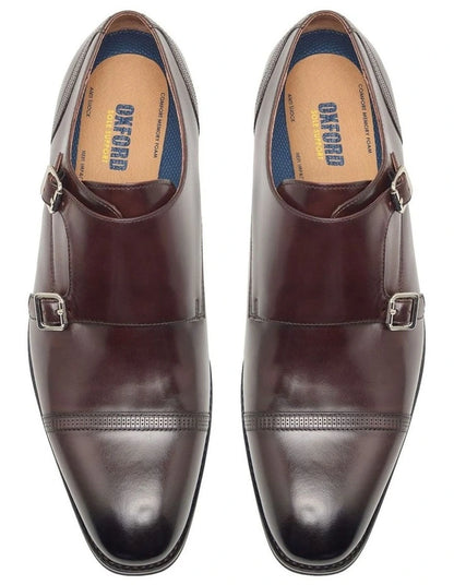 Oxford Romeo Monk Dress Shoe in Dark Coffee