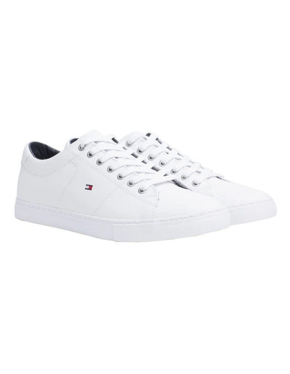 Tommy Hilfiger Essential Leather Sneaker in White
