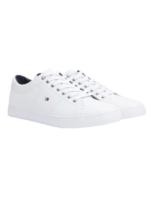 Tommy Hilfiger Essential Leather Sneaker in White