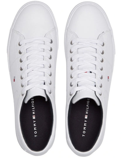 Tommy Hilfiger Essential Leather Sneaker in White