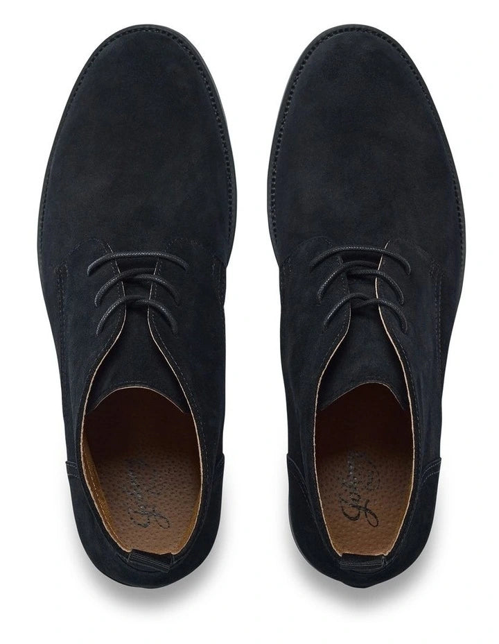 Johnny Bigg Jed Suede Desert Boot in Black