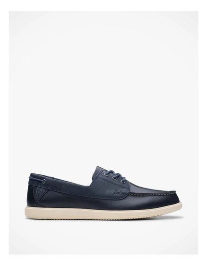 Clarks Bratton Boat Shoes in Navy