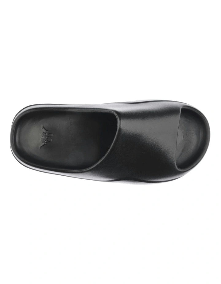 Kappa Authentic Plume Slides in Black